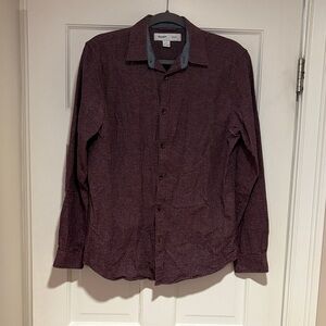 Old Navy Men's Maroon Button Down Shirt